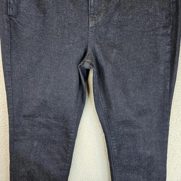 NYDJ Womens Sheri Slim Dark Blue with White Specks Denim Jeans sz 10 - Picture 3 of 11